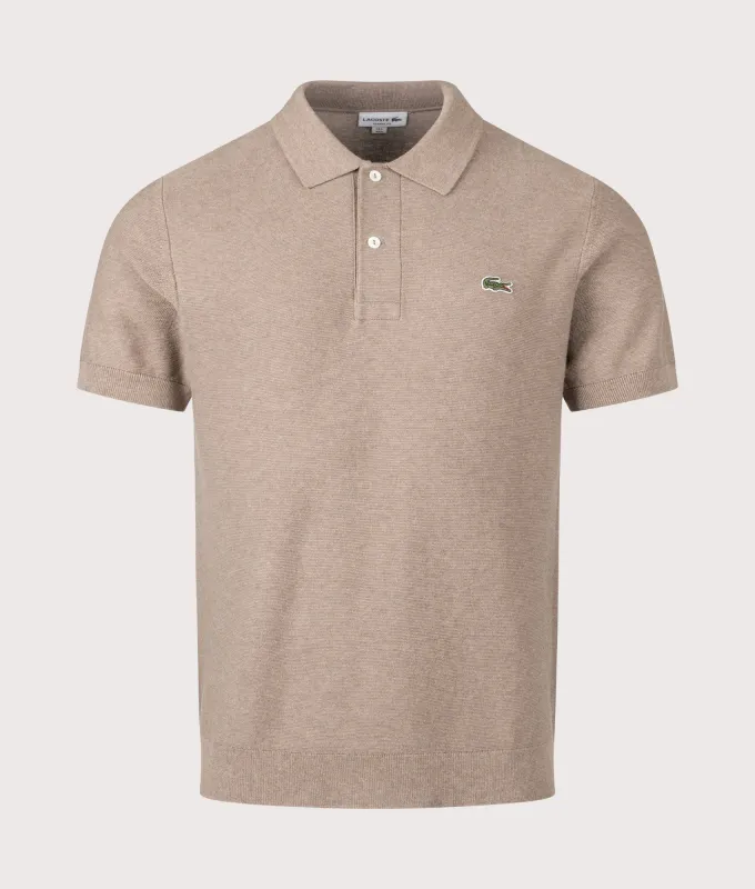 Classic Fit L1212 Croc Logo Polo Shirt made by Lacoste