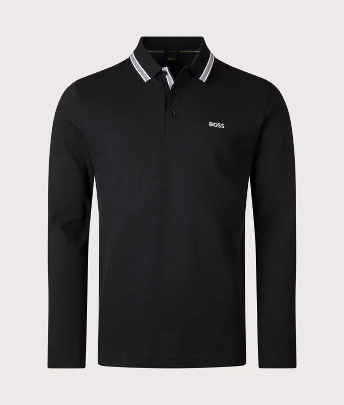 Plisy Long Sleeve Polo Shirt made by Hugo Boss