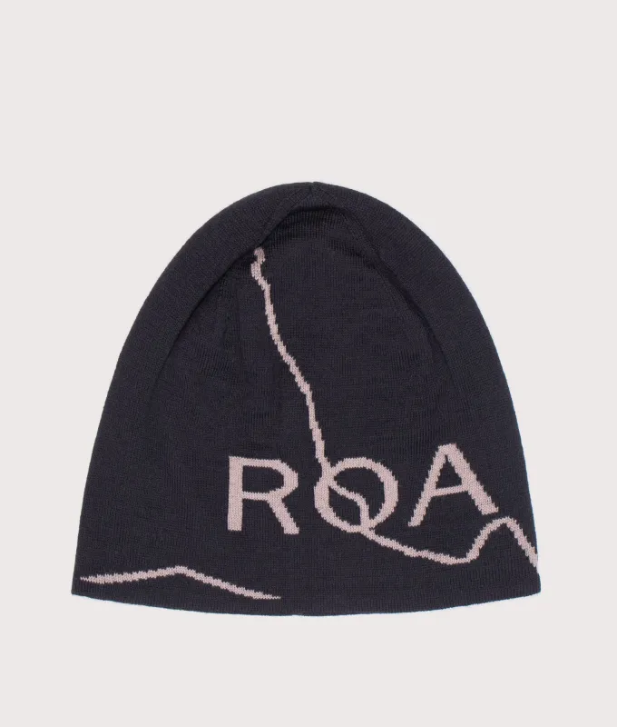 Logo Wool Beanie made by Roa Hiking