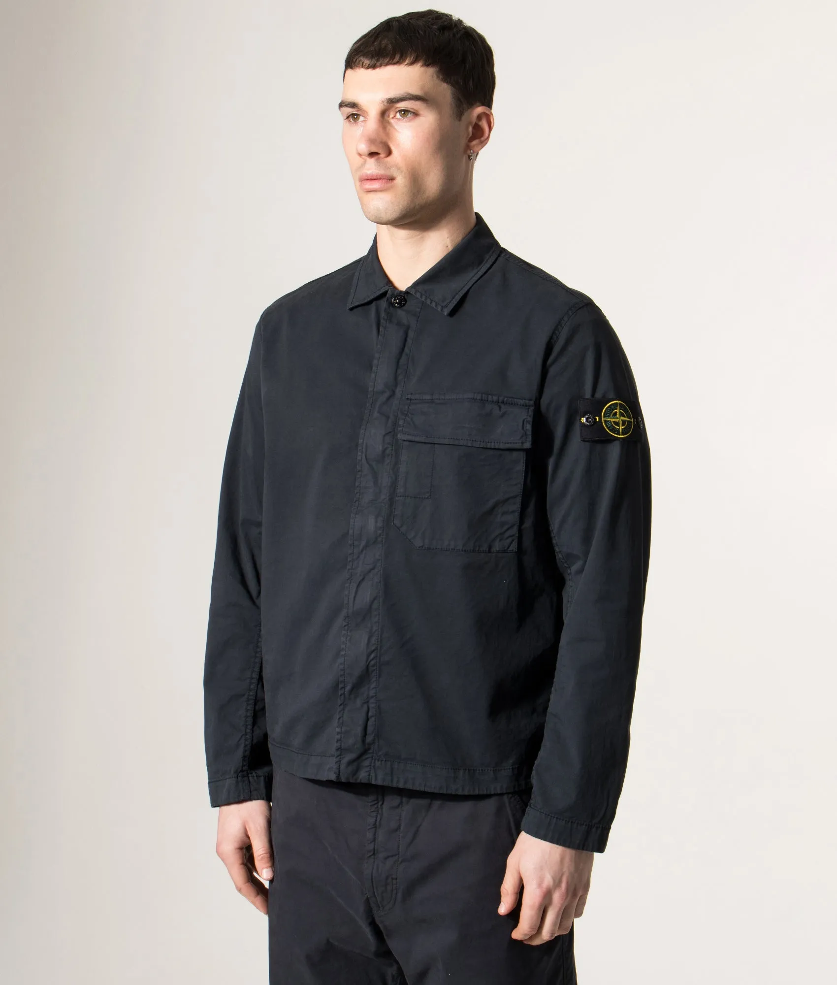 Stretch Cotton Twill Overshirt sold by EQVVS product image thumbnail 2