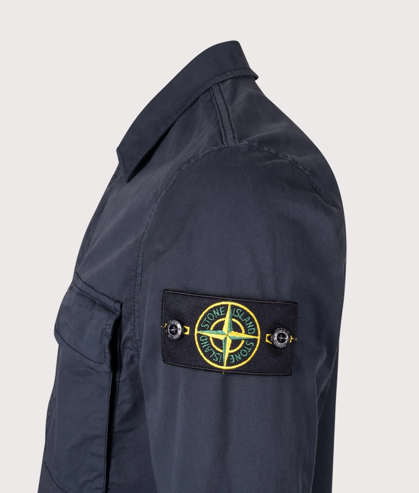 Stretch Cotton Twill Overshirt sold by EQVVS product image thumbnail 3