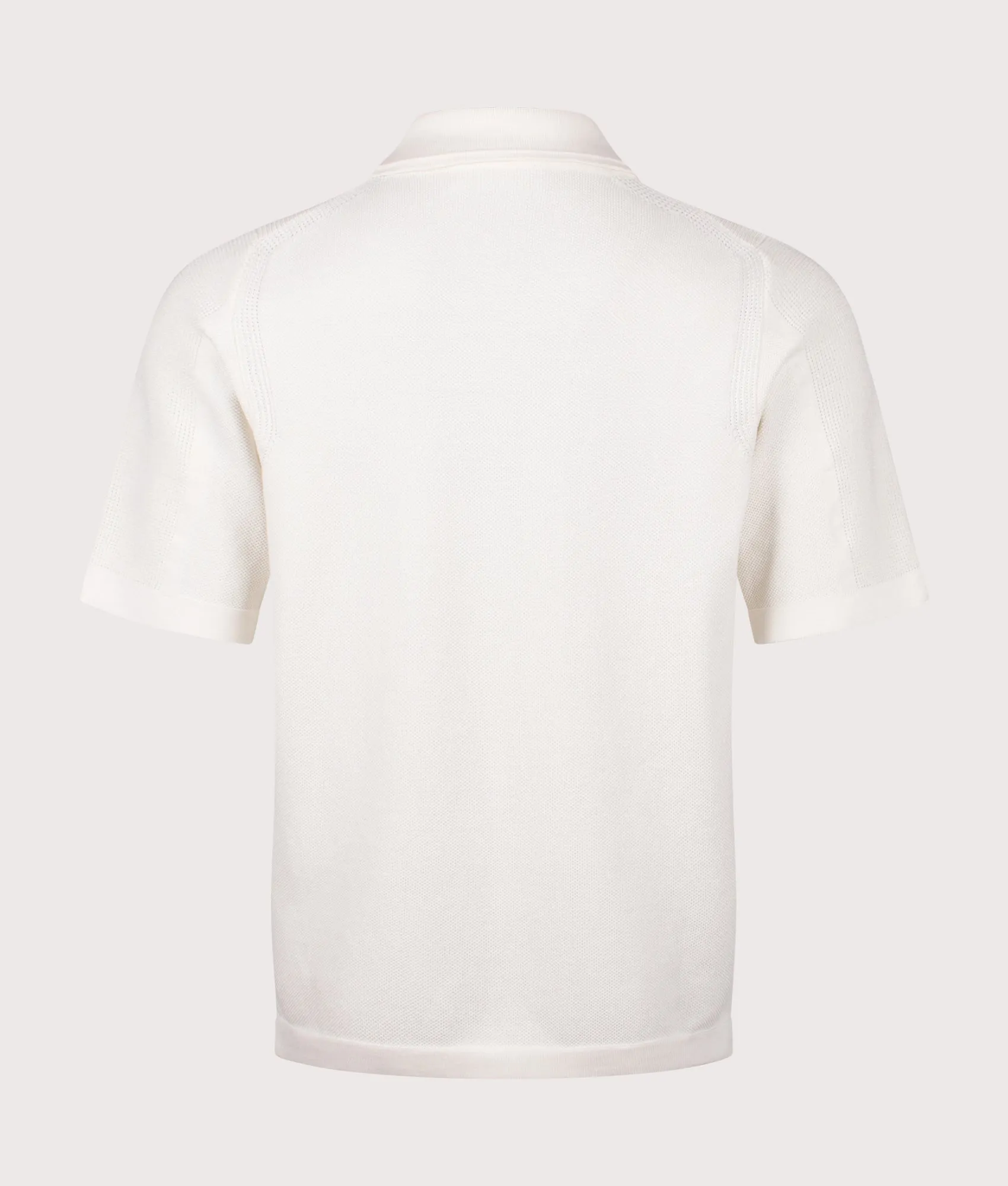 Relaxed Fit Micro Stitch Organic Cotton Compass Polo Shirt sold by EQVVS product image thumbnail 4