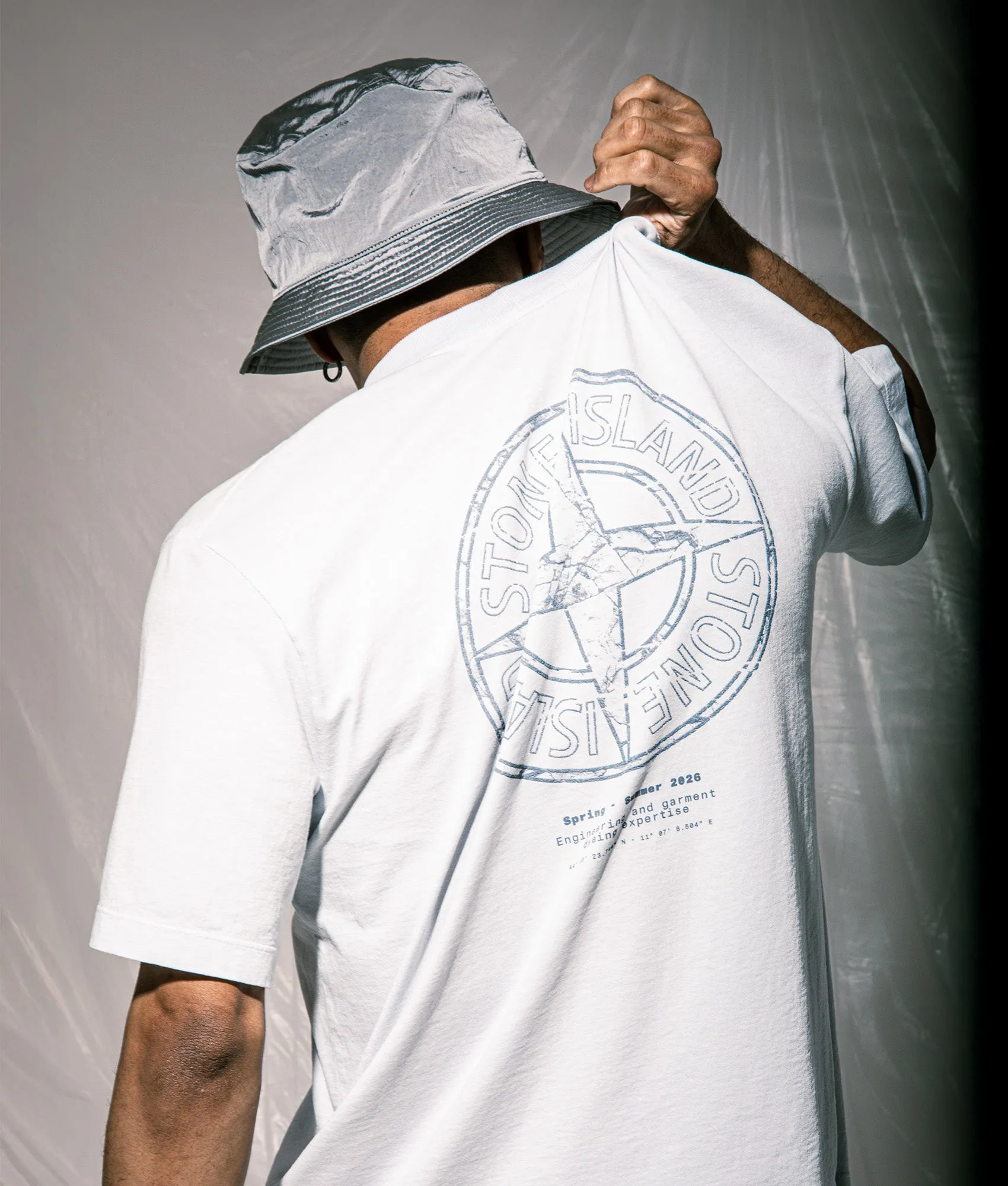 Relaxed fit ‘Stone’ Back Print T-Shirt sold by EQVVS product image thumbnail 5