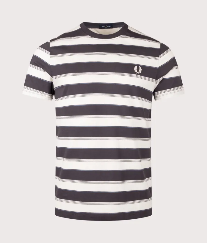 Regular Fit Fine Stripe T-Shirt made by Fred Perry
