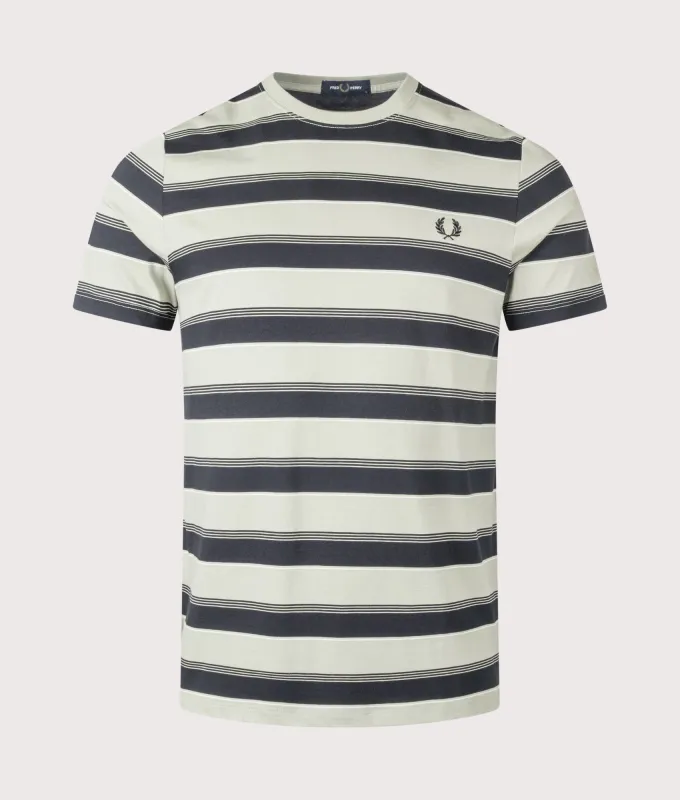 Fine Stripe T-Shirt made by Fred Perry