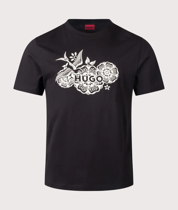 Relaxed Fit Dangen T-Shirt made by HUGO