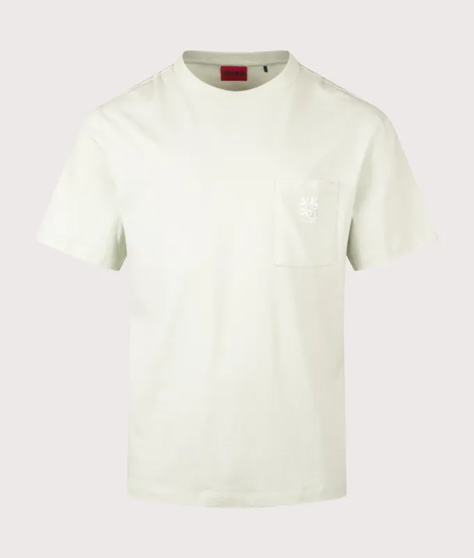 Relxed Fit Darro T-Shirt made by HUGO