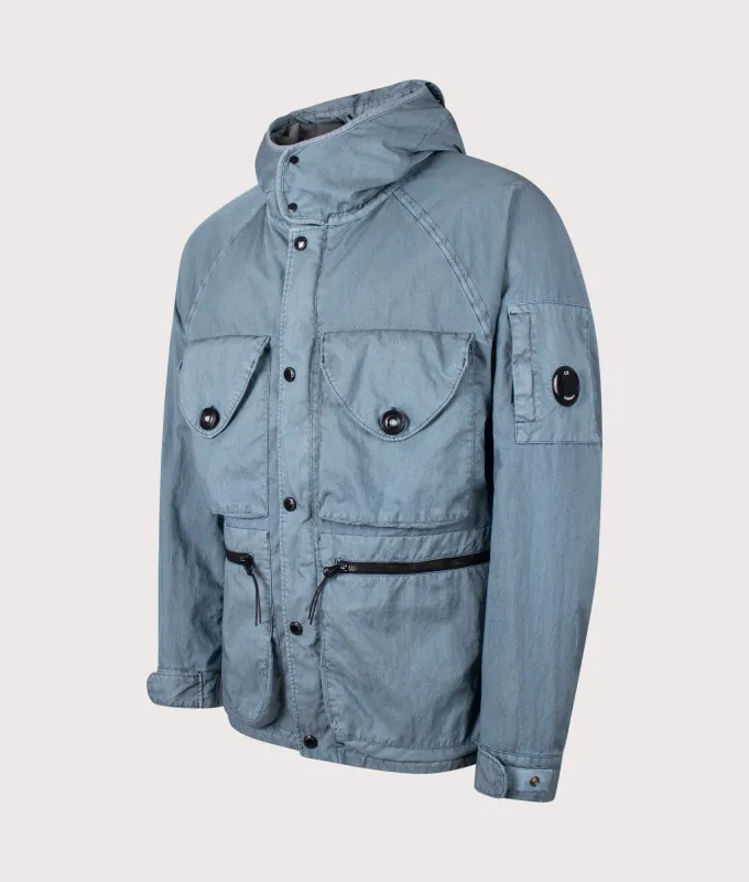 Panama-R Mixed Goggle Jacket made by C.P. Company