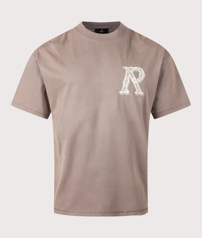 Oversized Fit Western Initial T-Shirt made by Represent