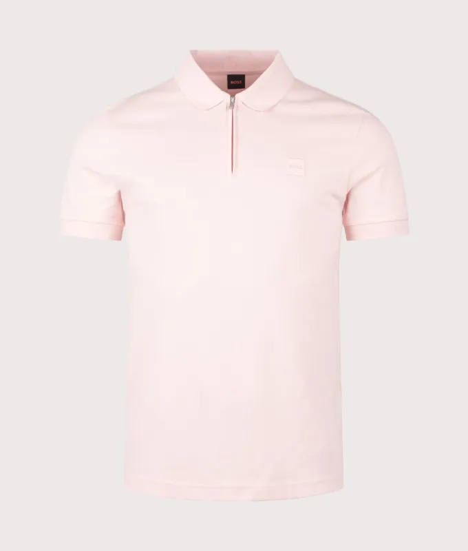 Slim Fit Passerzip Polo Shirt made by Hugo Boss