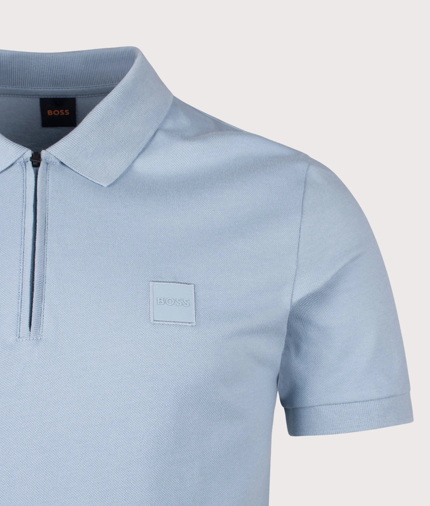 Slim Fit Passerzip Polo Shirt sold by EQVVS product image thumbnail 2