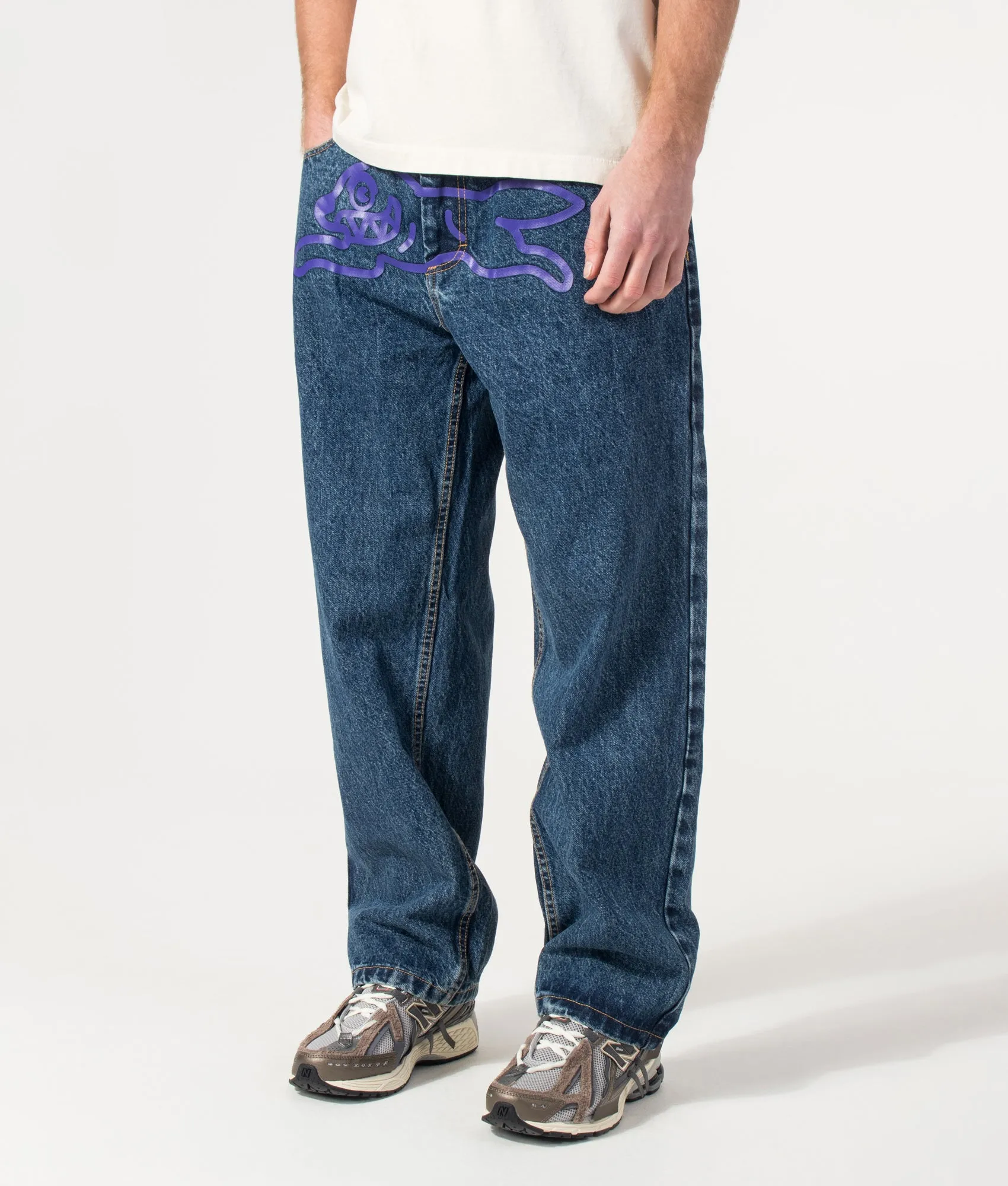 Loose Fit Running Dog Double Scoop Denim Jeans sold by EQVVS product image thumbnail 2
