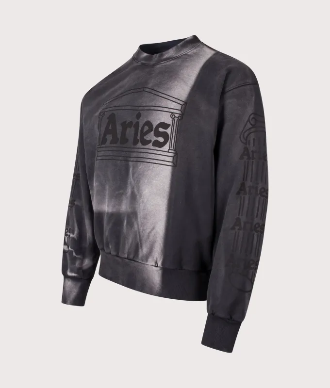 Sunbleached Column Sweatshirt made by ARIES