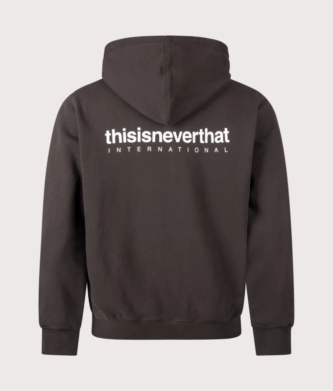 INTL. Logo Zip Through Hoodie made by thisisneverthat