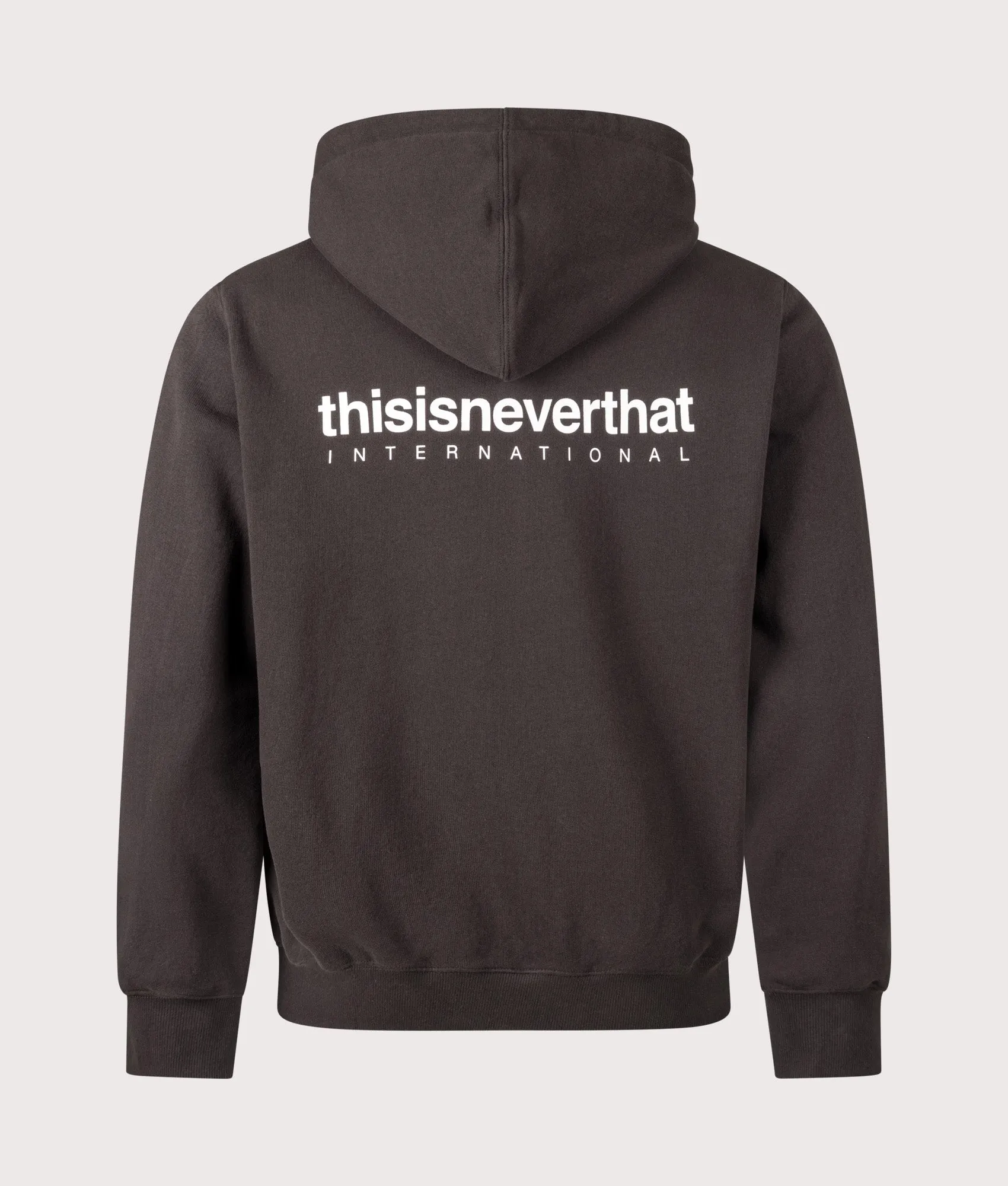 INTL. Logo Zip Through Hoodie sold by EQVVS