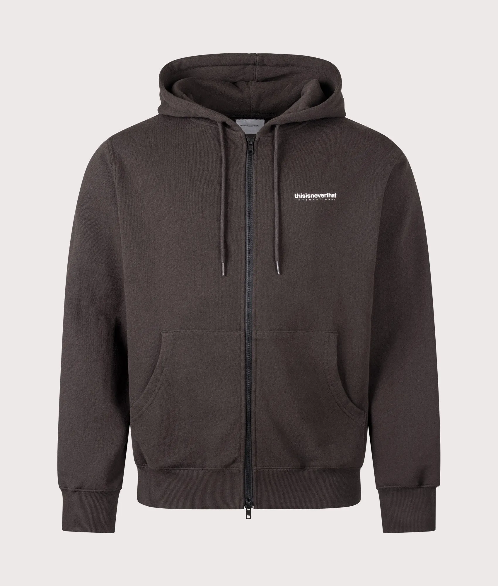 INTL. Logo Zip Through Hoodie sold by EQVVS product image thumbnail 2