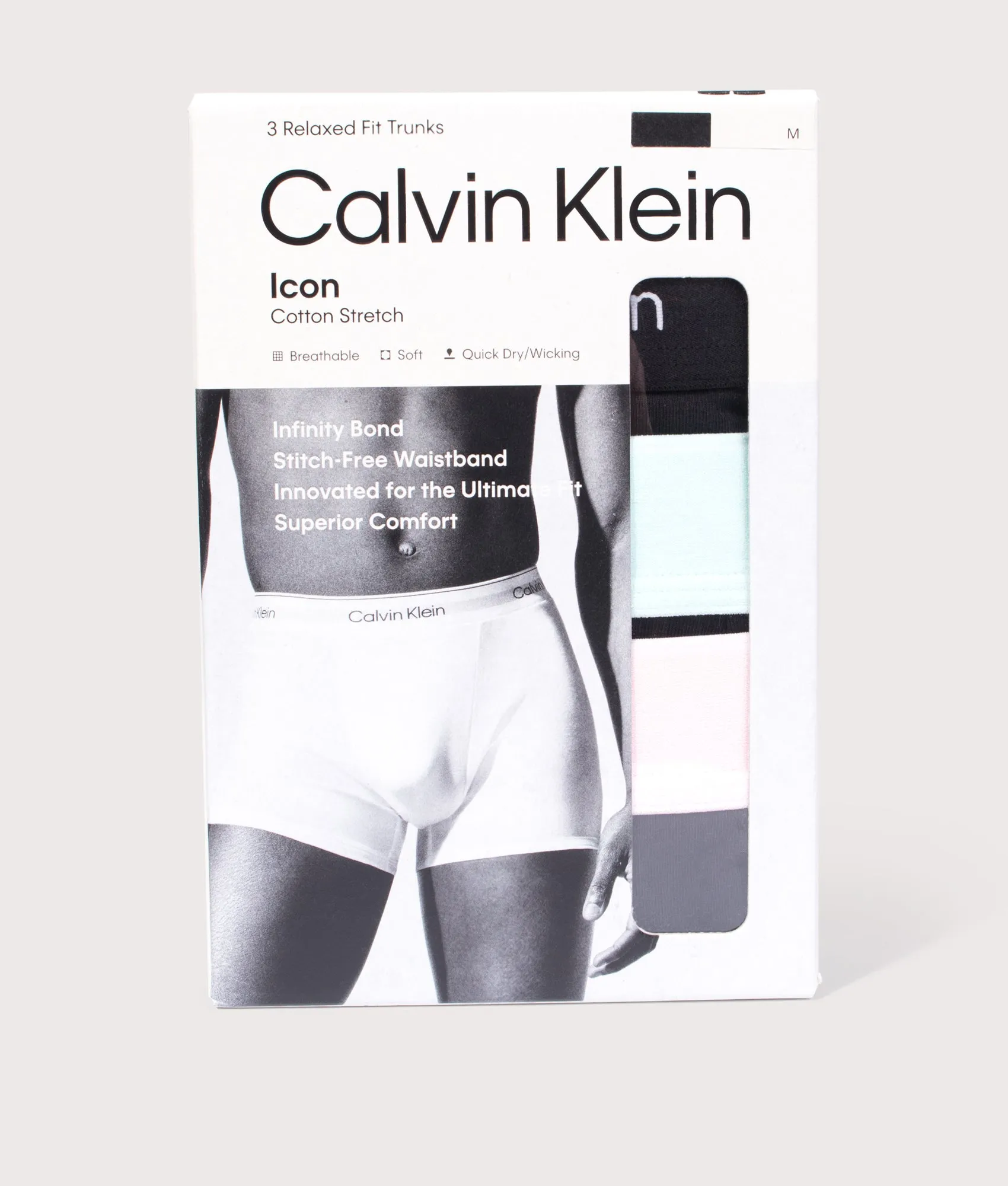 3 Pack Relaxed Fit Trunks sold by EQVVS product image thumbnail 2