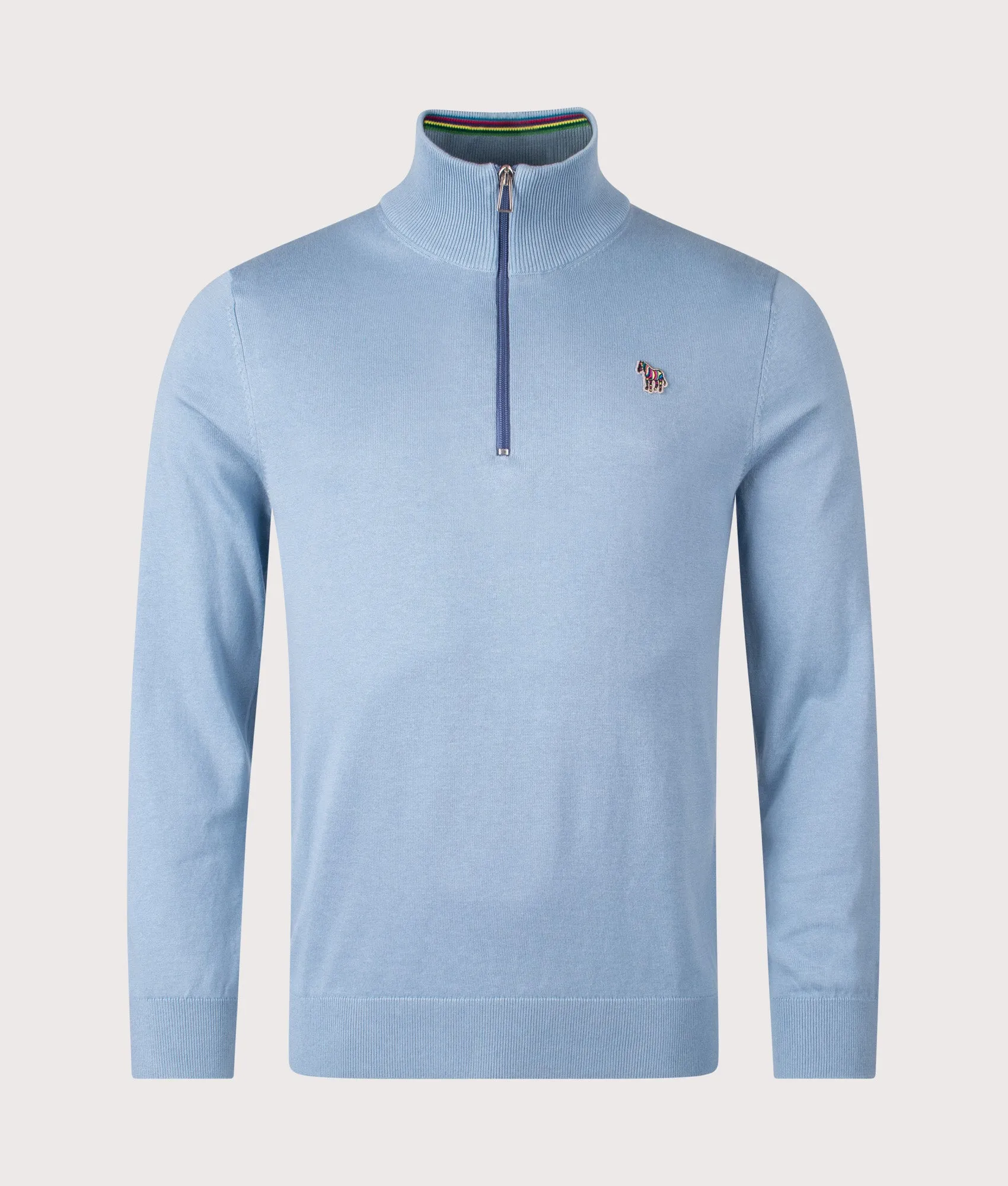 Quarter Zip Zebra Badge Jumper sold by EQVVS
