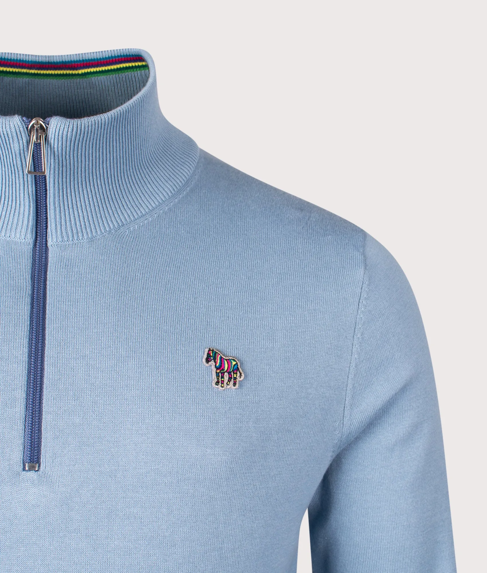 Quarter Zip Zebra Badge Jumper sold by EQVVS product image thumbnail 2