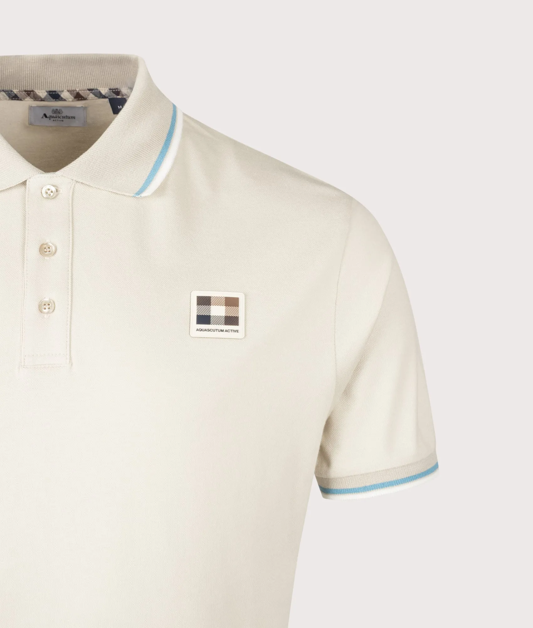 Stretch Piquet Stripes Polo Shirt sold by EQVVS product image thumbnail 2