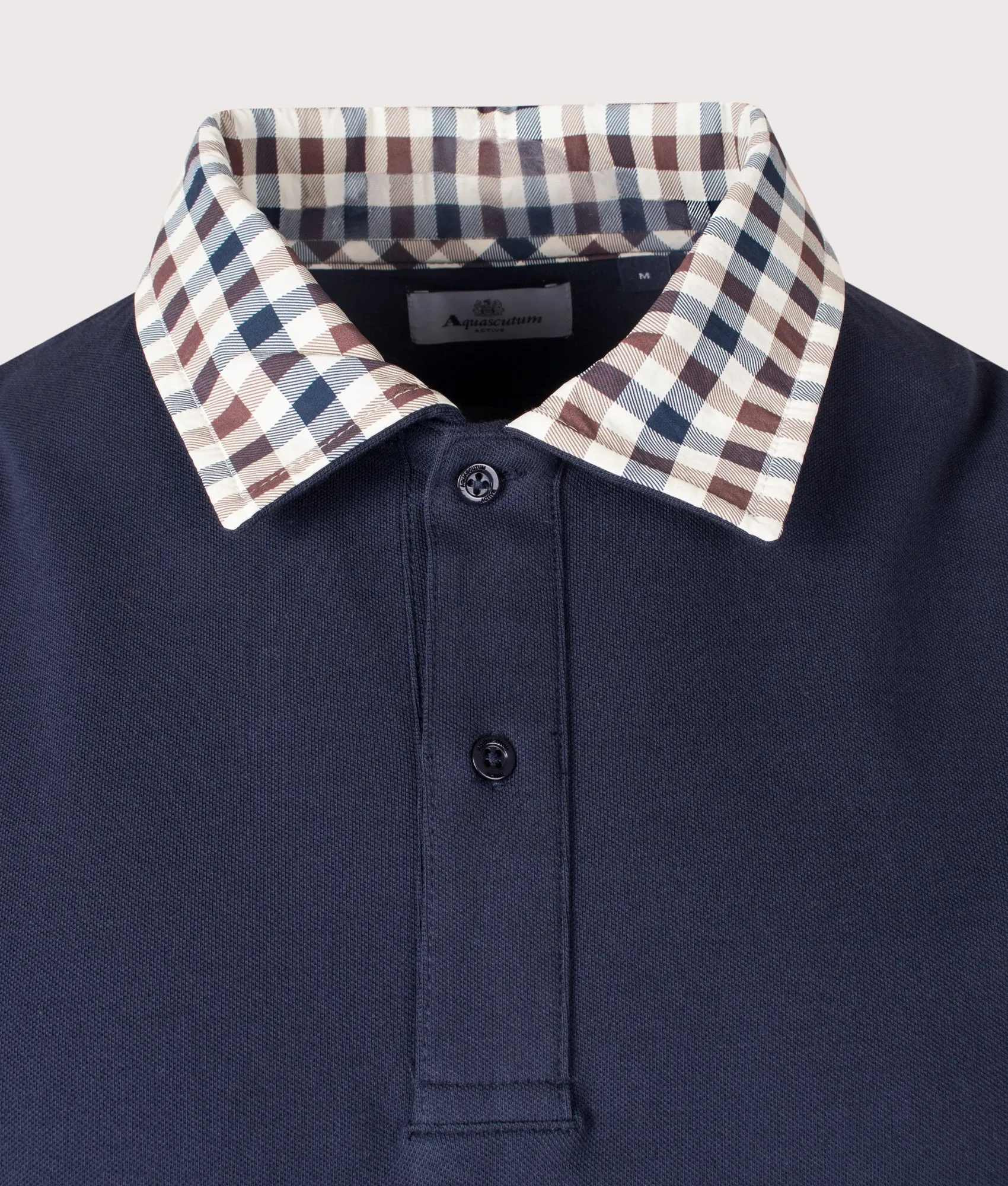 Club Check Collar Polo Shirt sold by EQVVS product image thumbnail 2