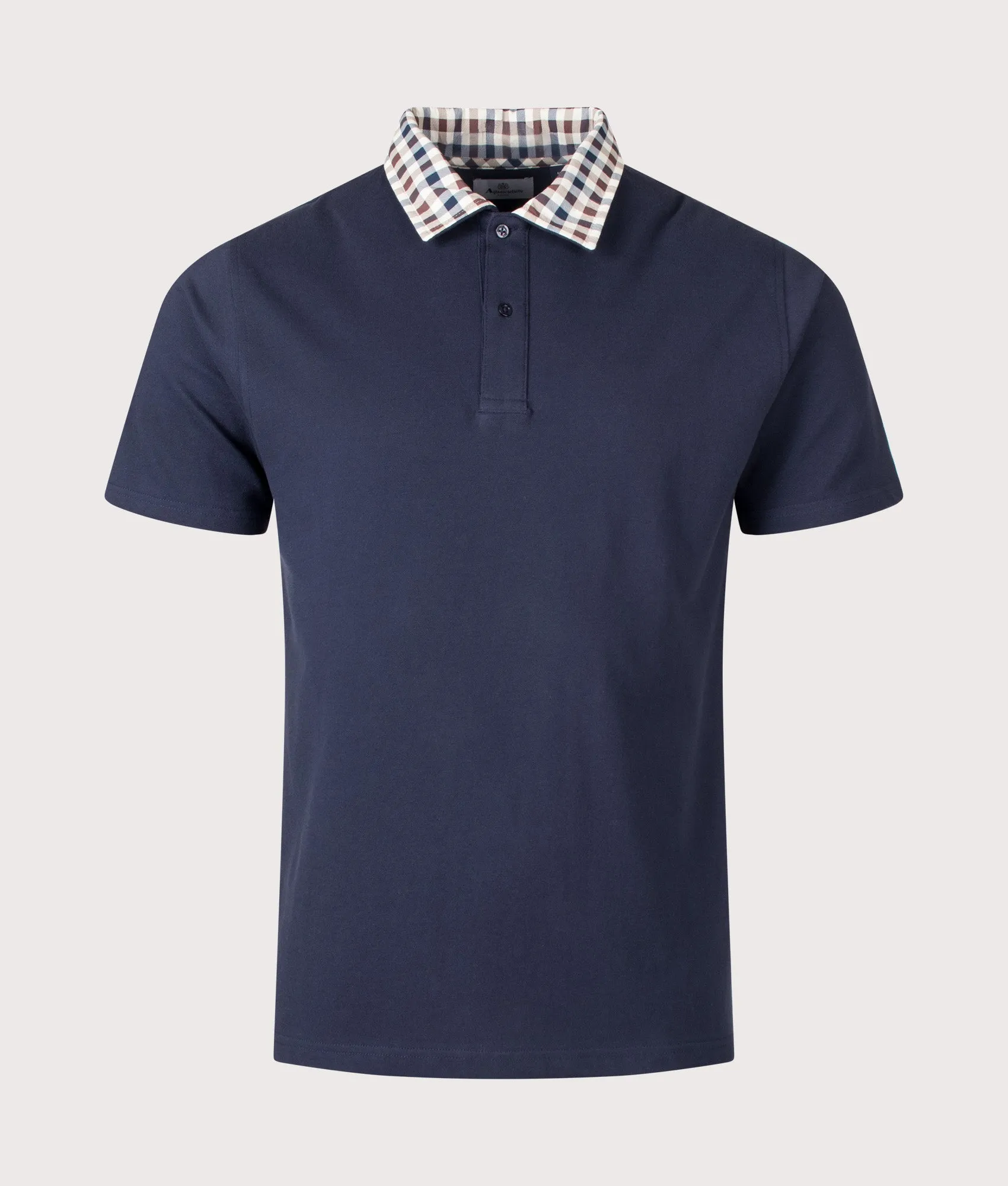 Club Check Collar Polo Shirt sold by EQVVS