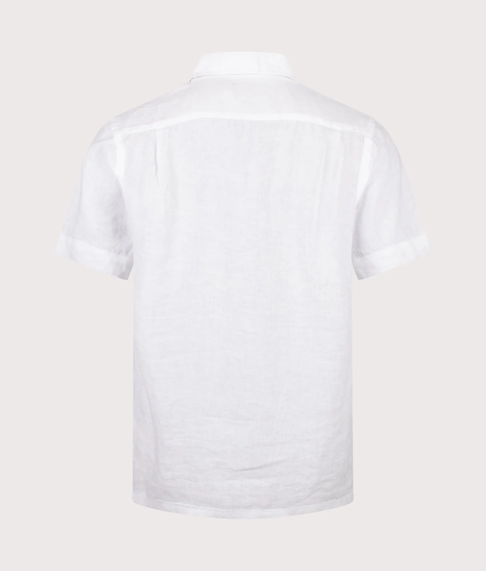 Classic Fit Short Sleeve Linen Camp Shirt sold by EQVVS product image thumbnail 3