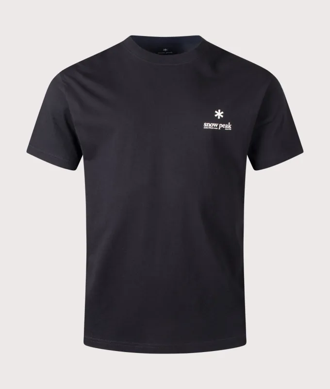 Relaxed Fit Soft Cotton Logo T-Shirt made by Snow Peak