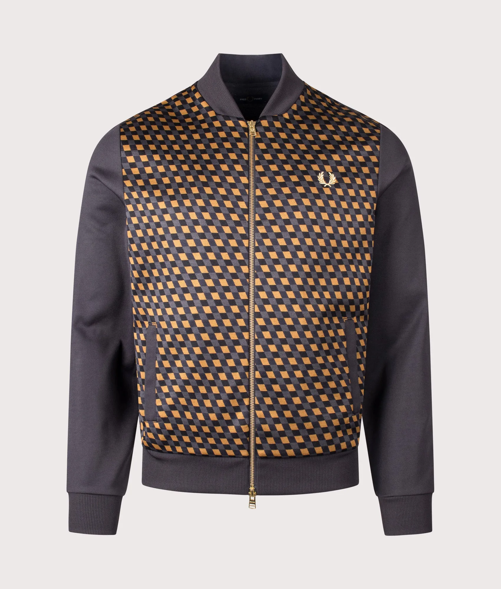 Regular Fit Geometric Track Jacket sold by EQVVS