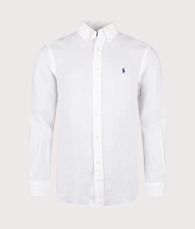 Custom Fit Linen Shirt made by Polo by Ralph Lauren