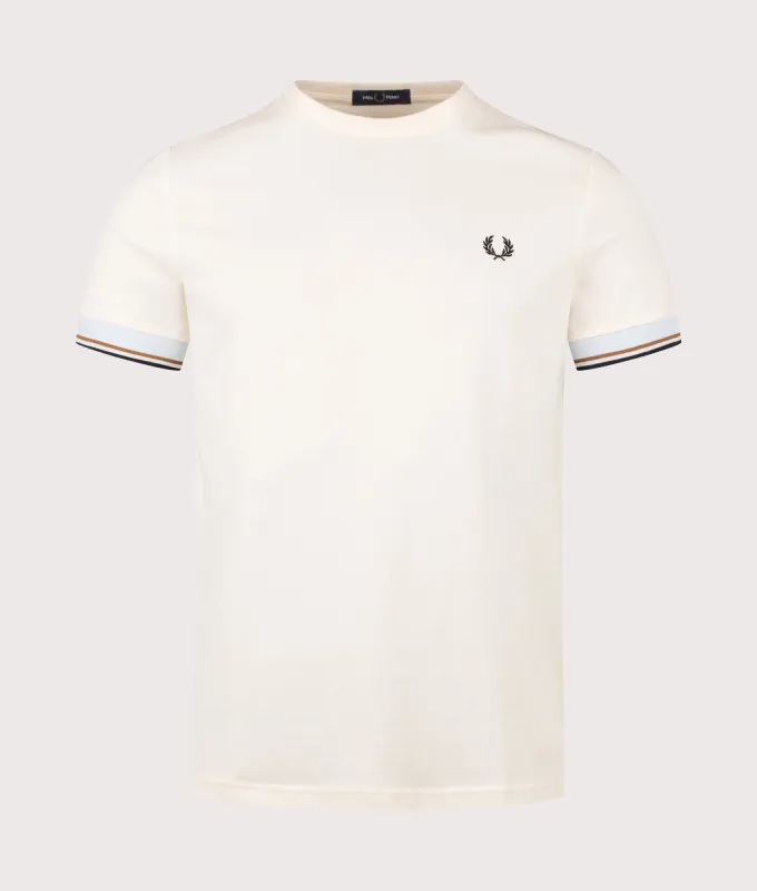 Regular Fit Twin Tipped Cuff T-Shirt made by Fred Perry