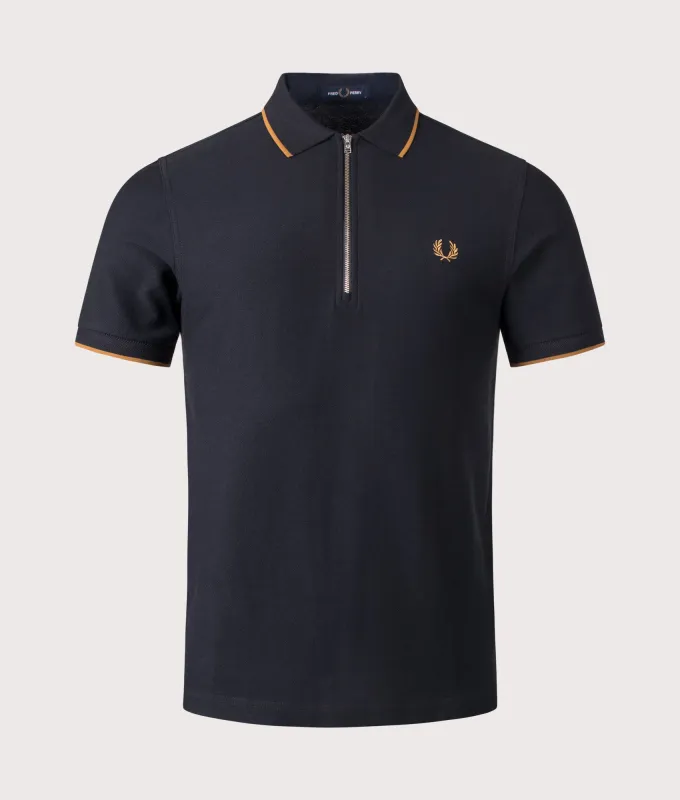 Crepe Piqué Polo Shirt made by Fred Perry