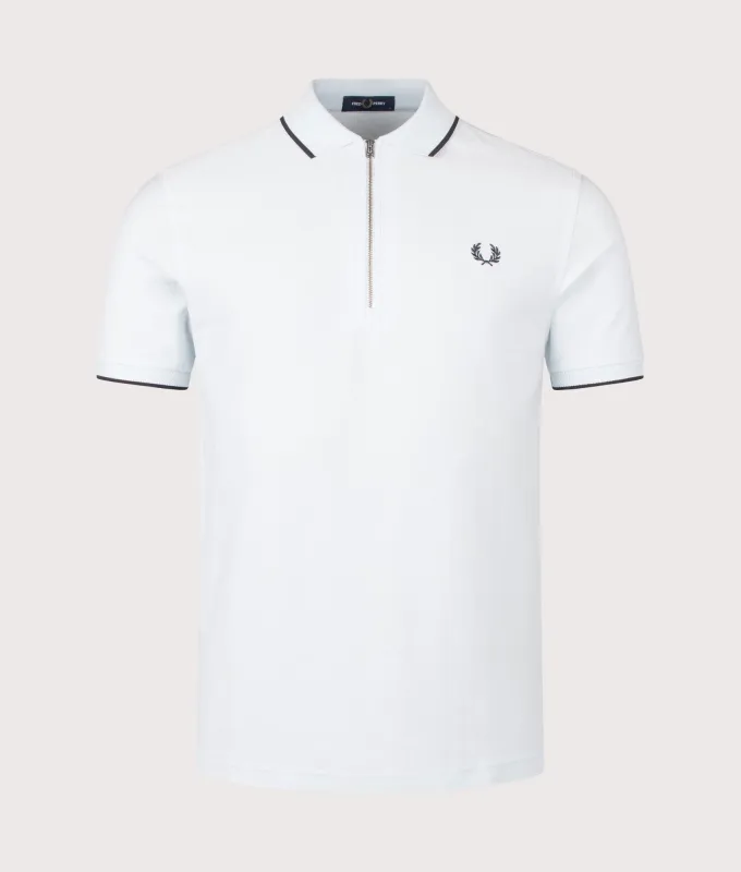 Crepe Piqué Polo Shirt made by Fred Perry