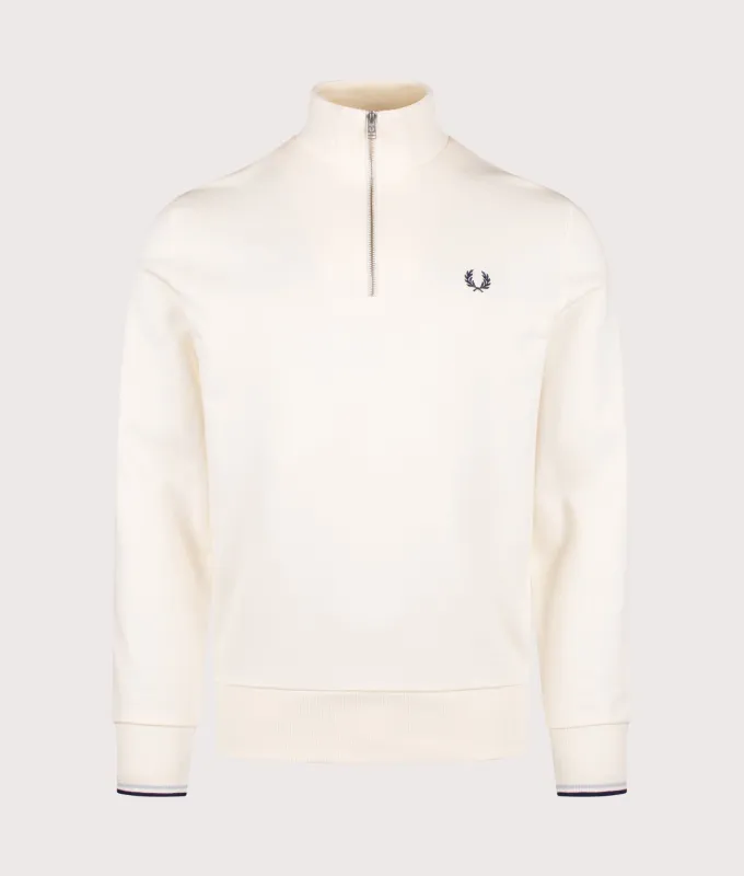 Quarter Zip Sweatshirt made by Fred Perry