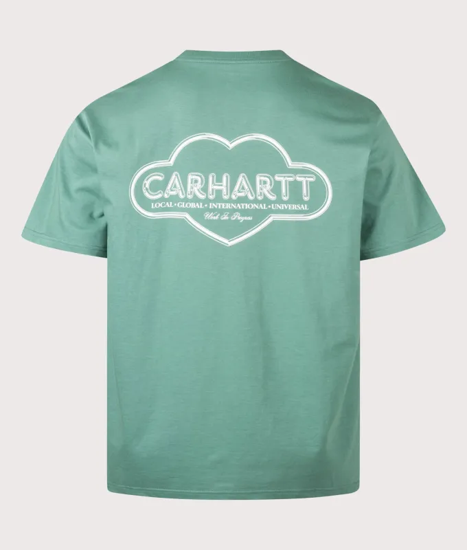 Loose Fit Cloud Heart T-Shirt made by Carhartt WIP