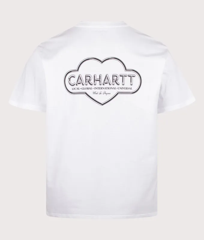 Loose Fit Cloud Heart T-Shirt made by Carhartt WIP
