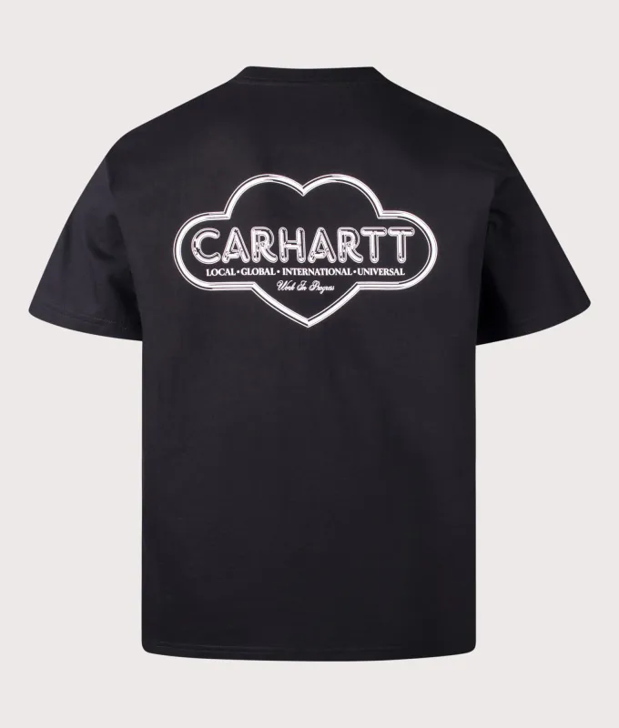 Loose Fit Cloud Heart T-Shirt made by Carhartt WIP
