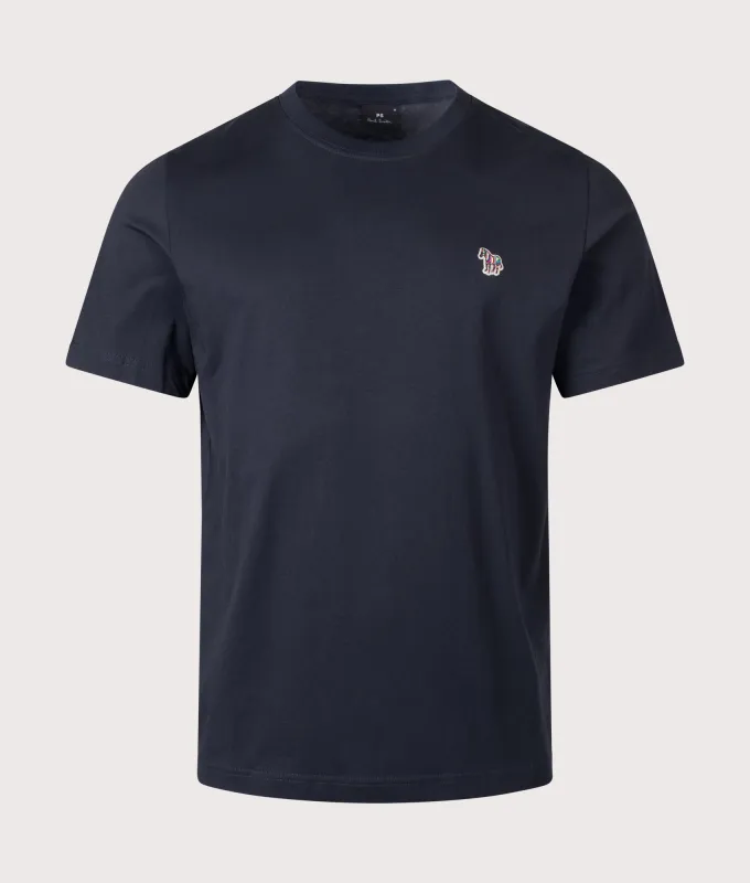 Regular Fit Zebra Logo T-Shirt made by EQVVS