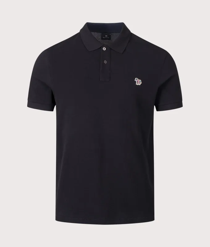 Regular Fit Zebra Logo Polo Shirt made by EQVVS