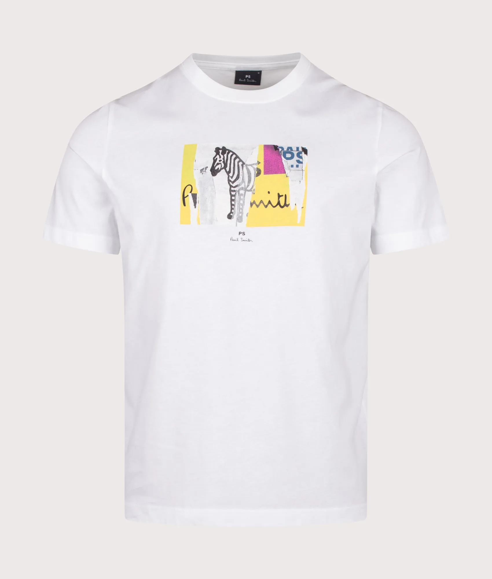 Regular Fit Organic Cotton Patch Zebra T-Shirt sold by EQVVS