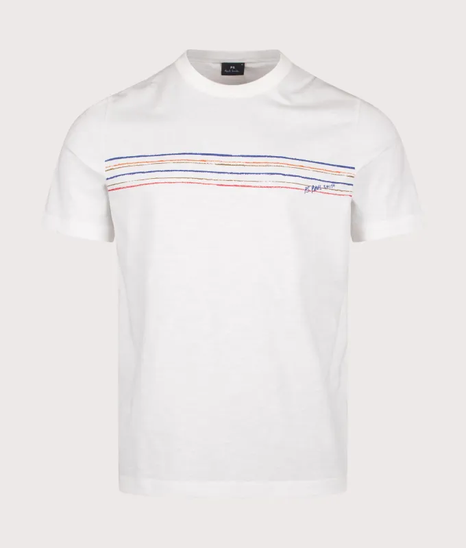 Regular Fit Striped Chest T-Shirt made by EQVVS