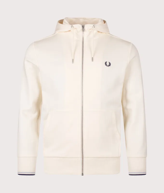 Regular Fit Zip Through Hoodie made by Fred Perry