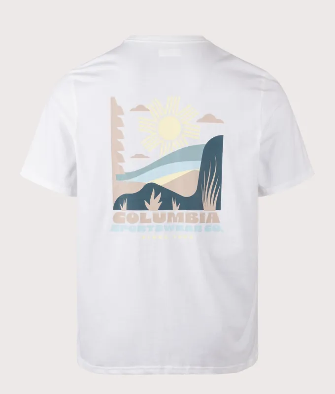 Regular Fit CSC Outdoor Back Graphic T-Shi made by Columbia