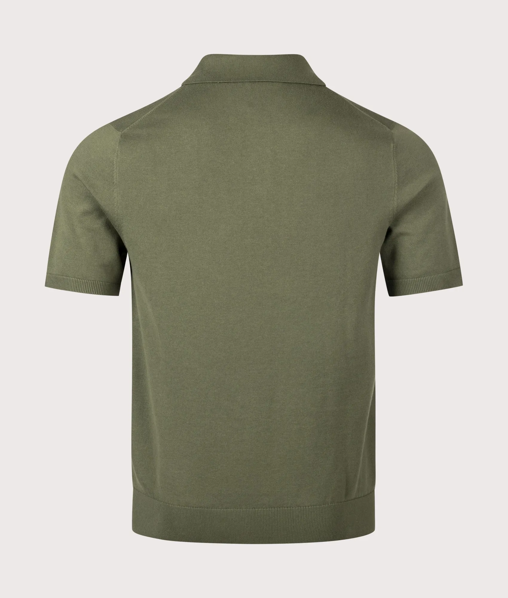 Regular Fit Zebra Badge Knitted Polo Shirt sold by EQVVS product image thumbnail 3