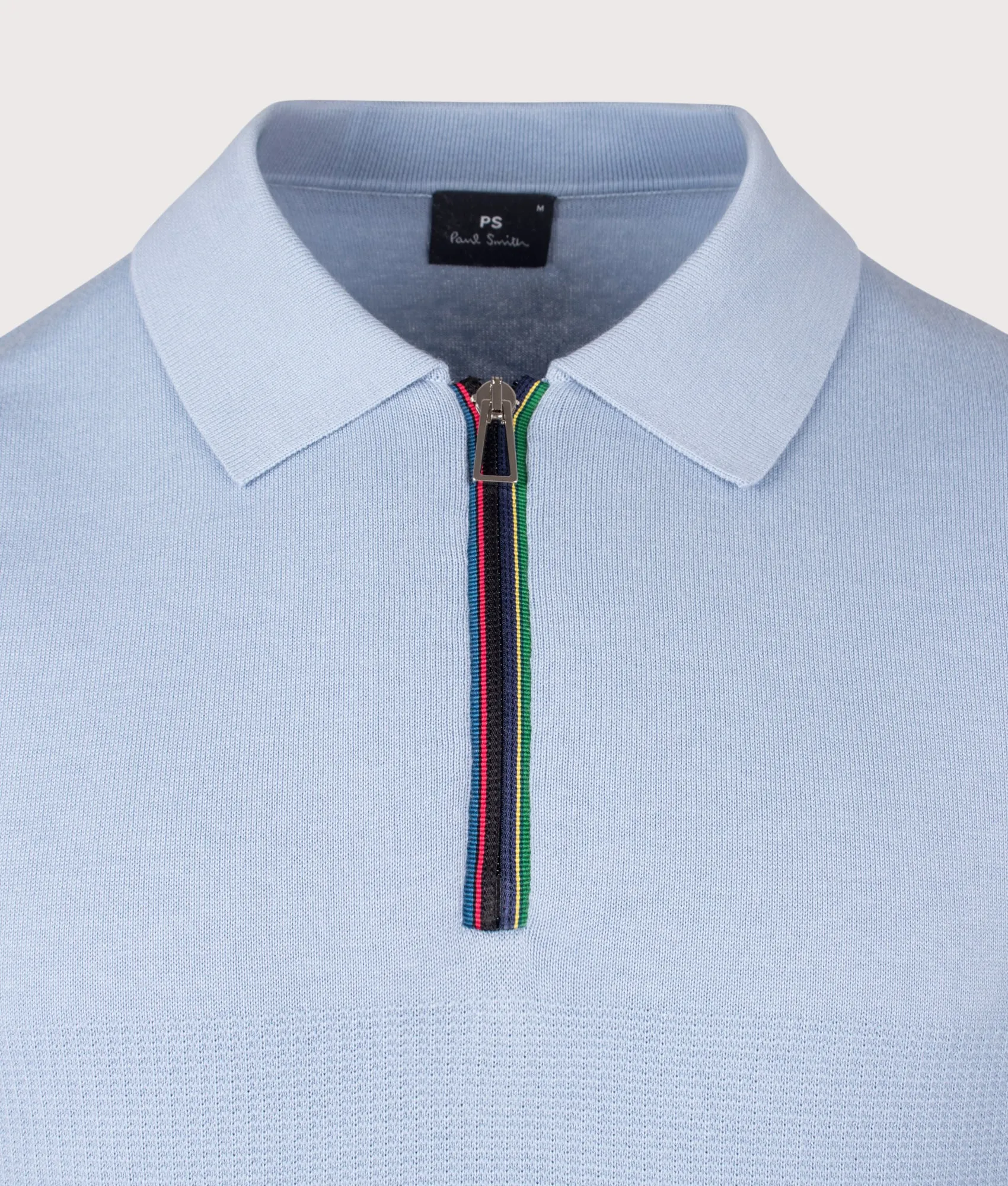 Regular Fit Knitted Quarter Zip Polo Shirt sold by EQVVS product image thumbnail 2