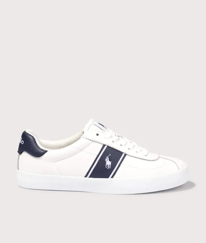 Court Vulcanised Leather Sneakers made by Polo by Ralph Lauren