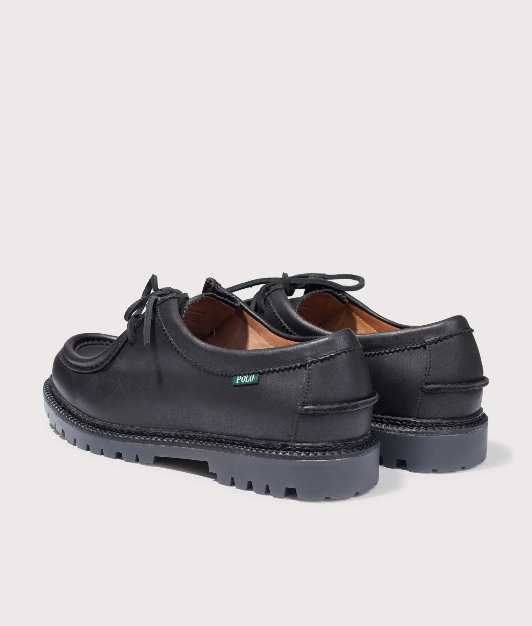 Jett Lug-Sole Leather Moc-Toe Shoes sold by EQVVS product image thumbnail 4