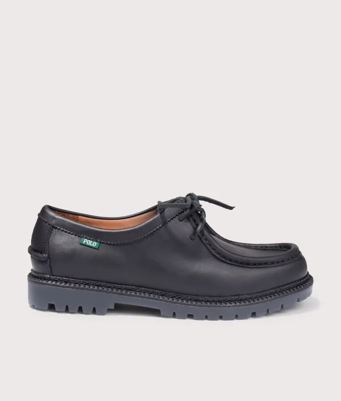 Jett Lug-Sole Leather Moc-Toe Shoes made by Polo by Ralph Lauren