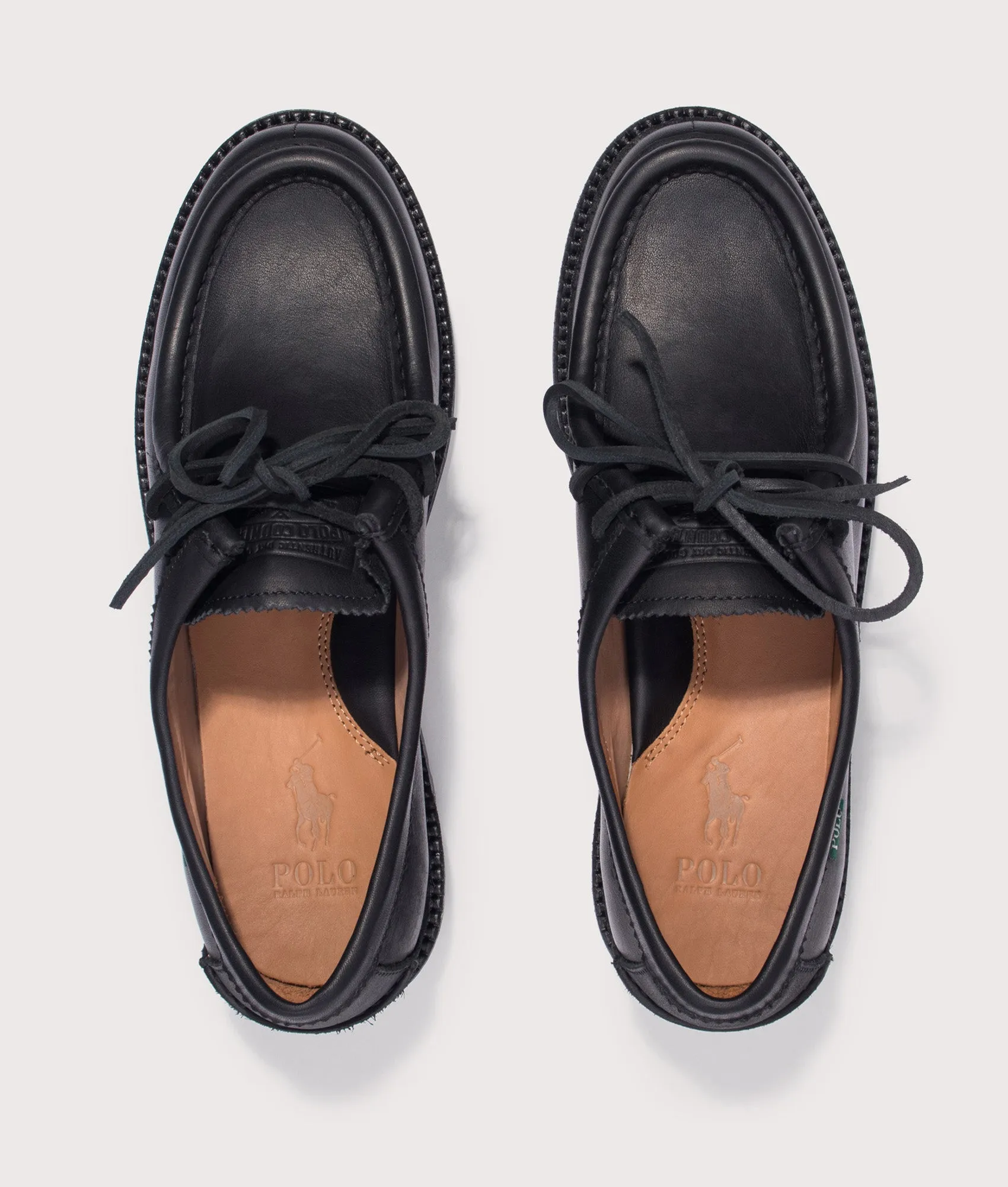 Jett Lug-Sole Leather Moc-Toe Shoes sold by EQVVS product image thumbnail 3
