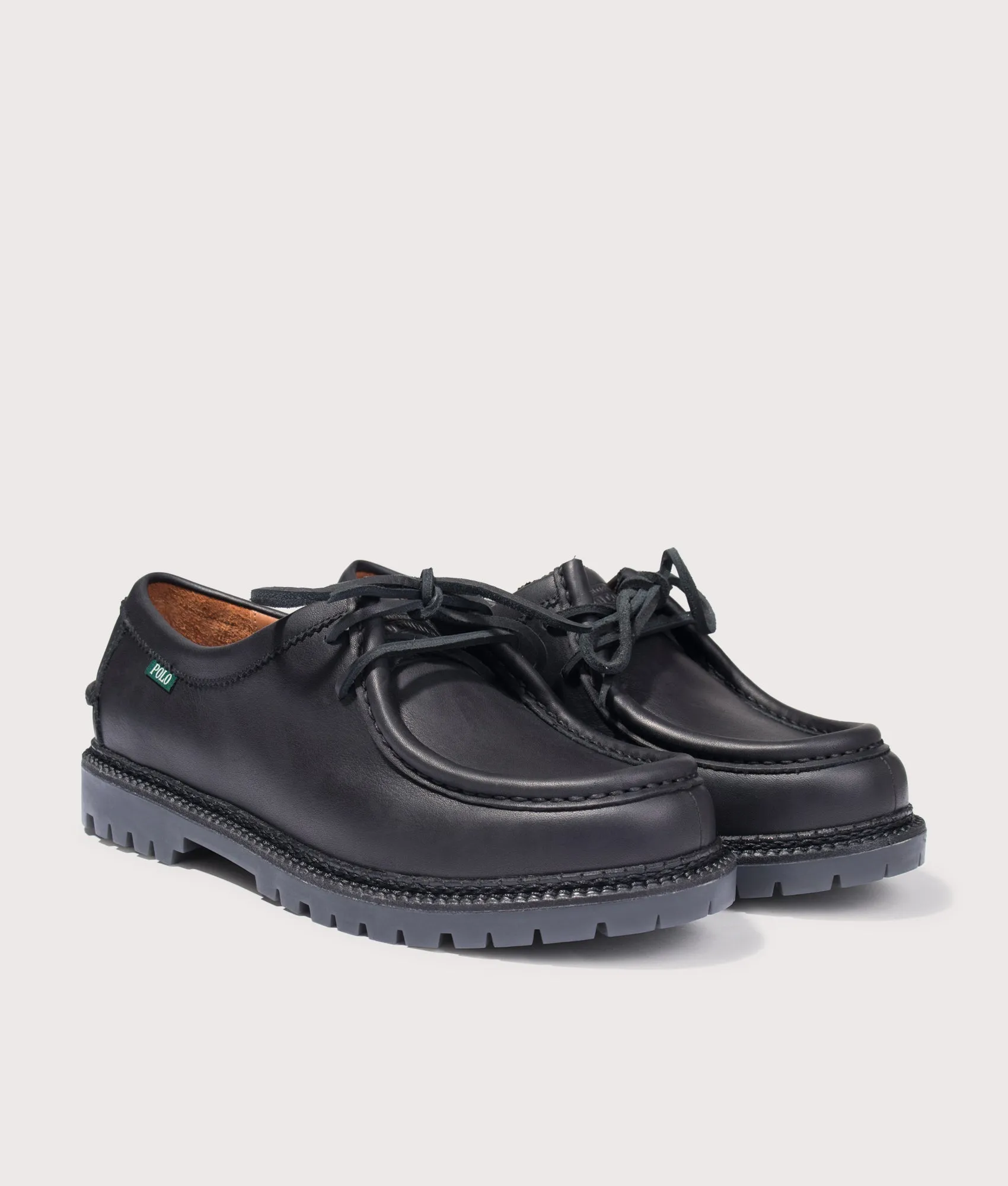 Jett Lug-Sole Leather Moc-Toe Shoes sold by EQVVS product image thumbnail 2